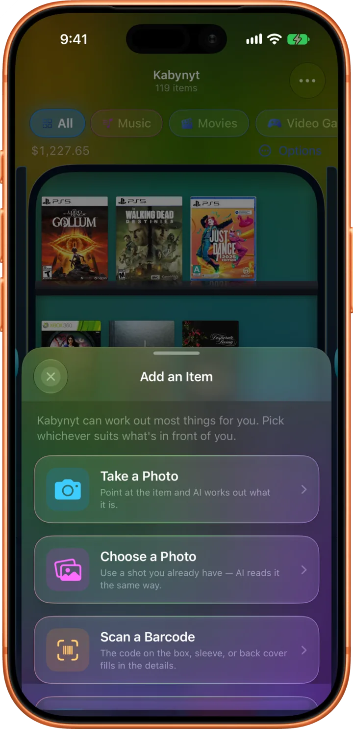 Point at the item and AI works out what it is.